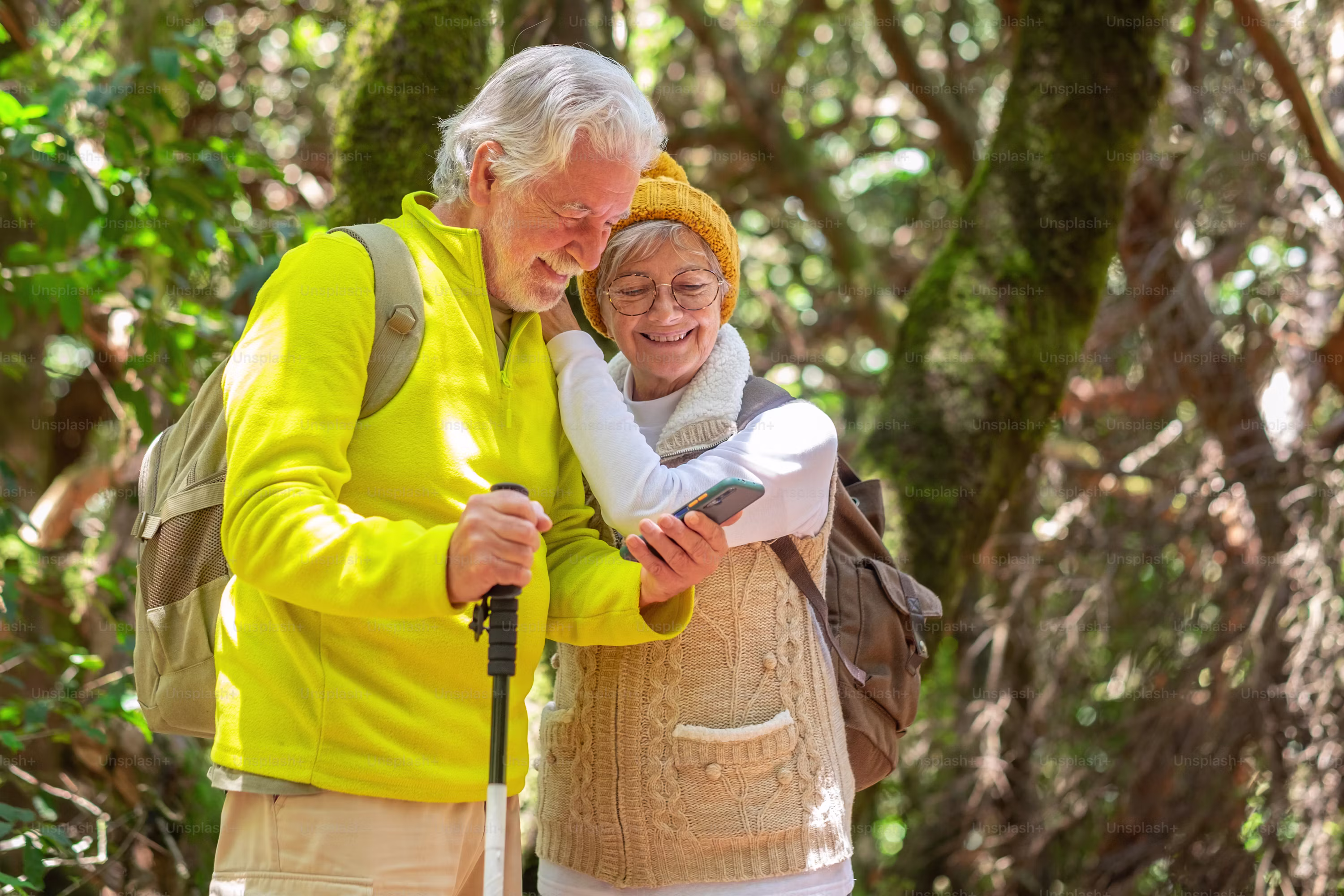 Healthy retirement lifestyle couple